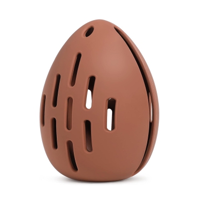 Brown makeup sponge storage box 